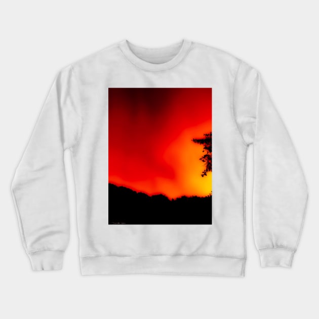 Red Skies At Night Crewneck Sweatshirt by davidbstudios